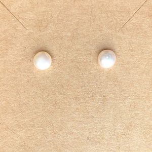 Authentic Petite Freshwater Pearl Stud Earrings